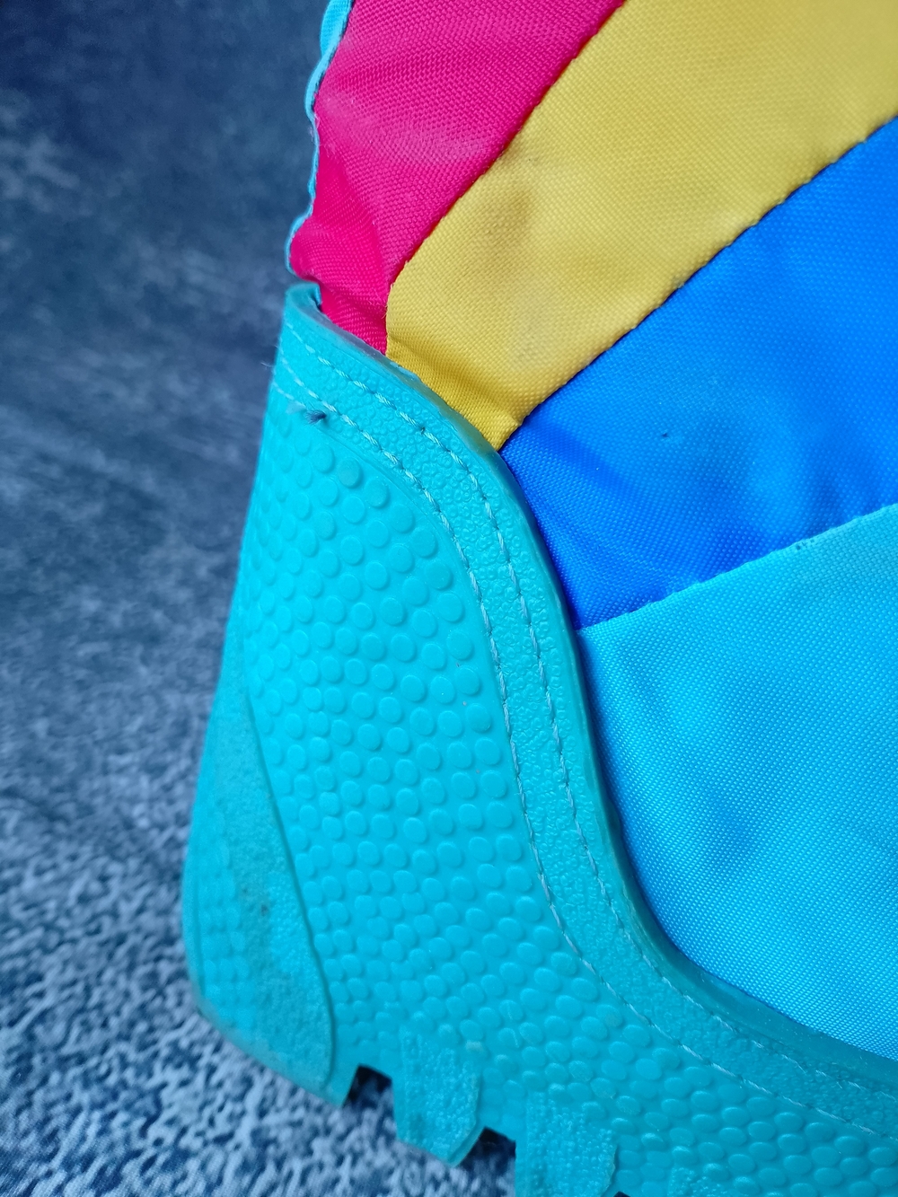 RARE Vintage 1980s Rainbow-striped Moon Boots UNISEX - Picture 6 of 16